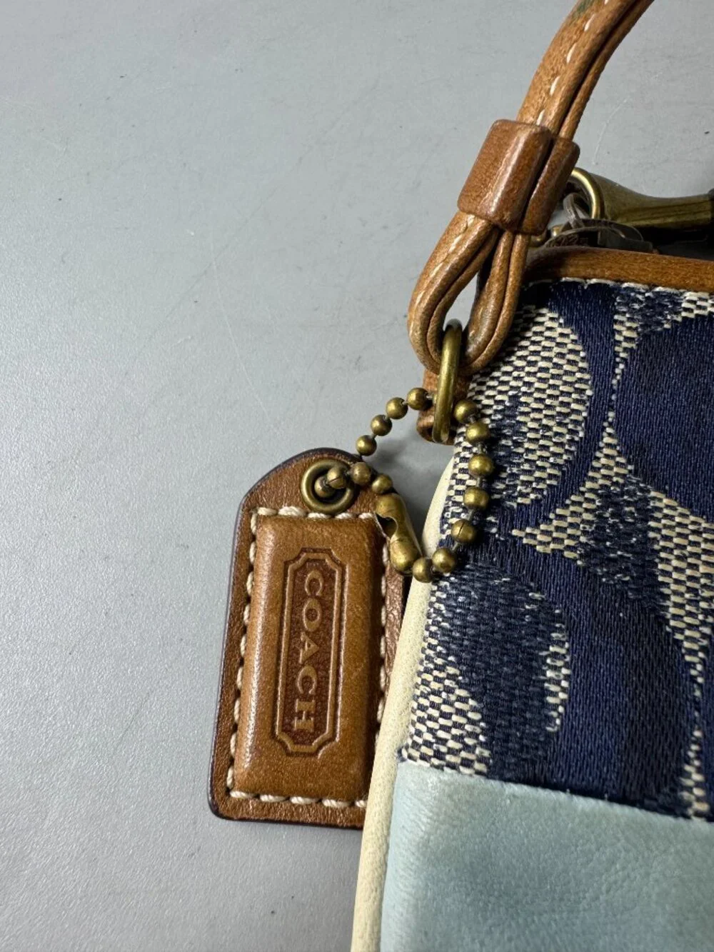 Authentic Vintage Coach Patchwork Wristlet